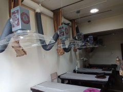 杭州中医诊所（华仔）艾灸排烟系统安装完工