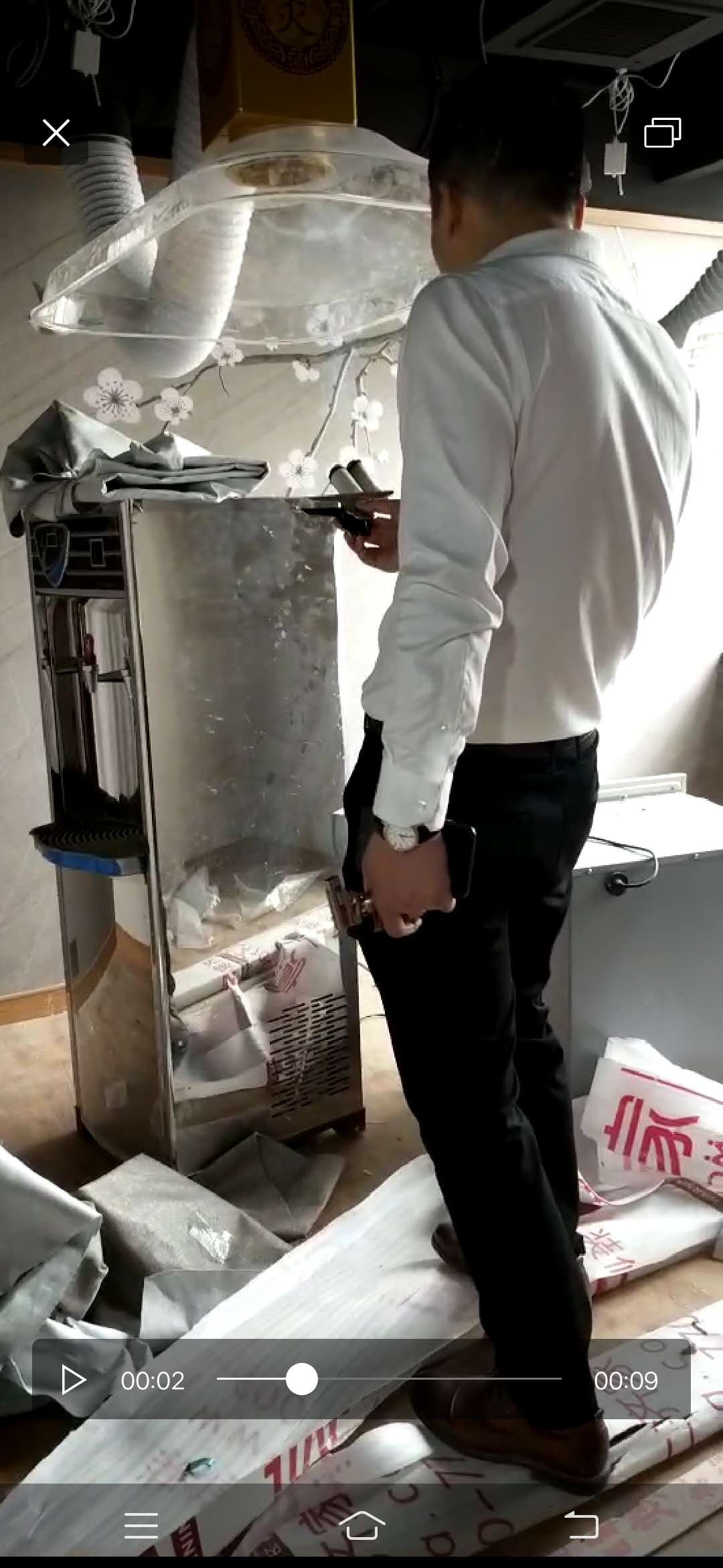 上海艾灸会所（华仔）专业艾灸排烟系统安装案例