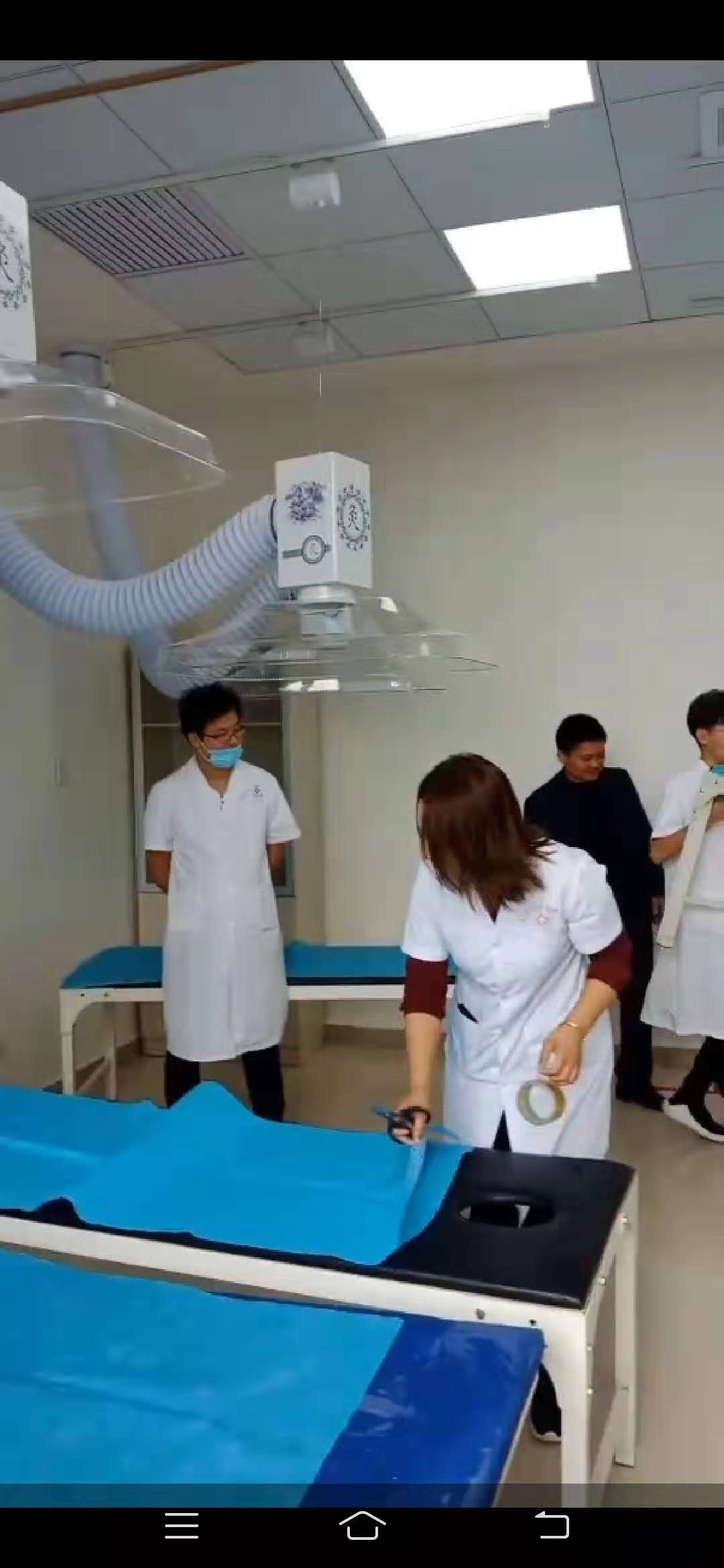 陕西中医院（华仔）艾灸排烟系统安装