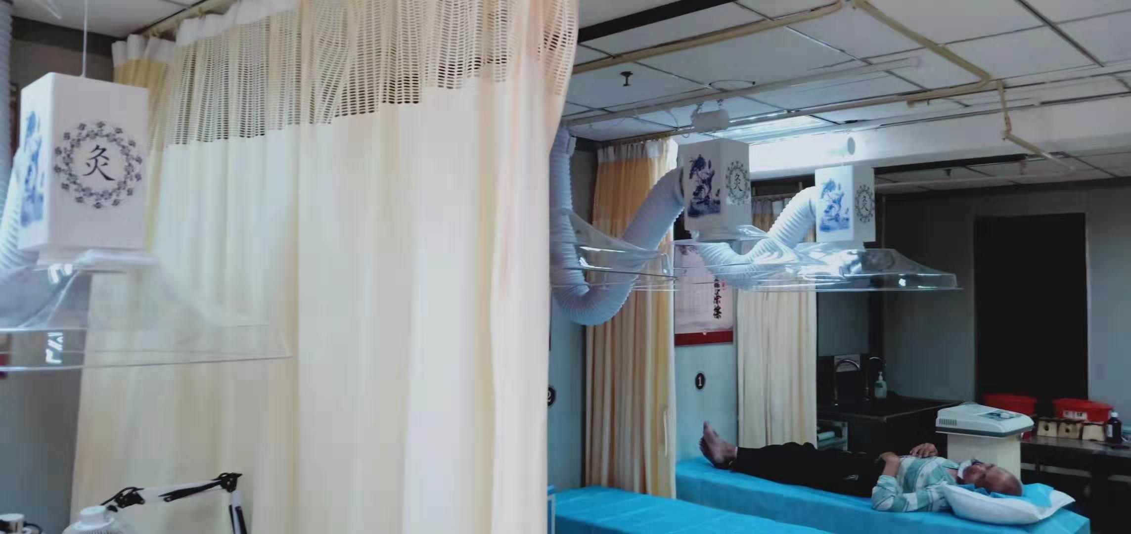 上海中医馆（华仔）艾灸排烟系统安装