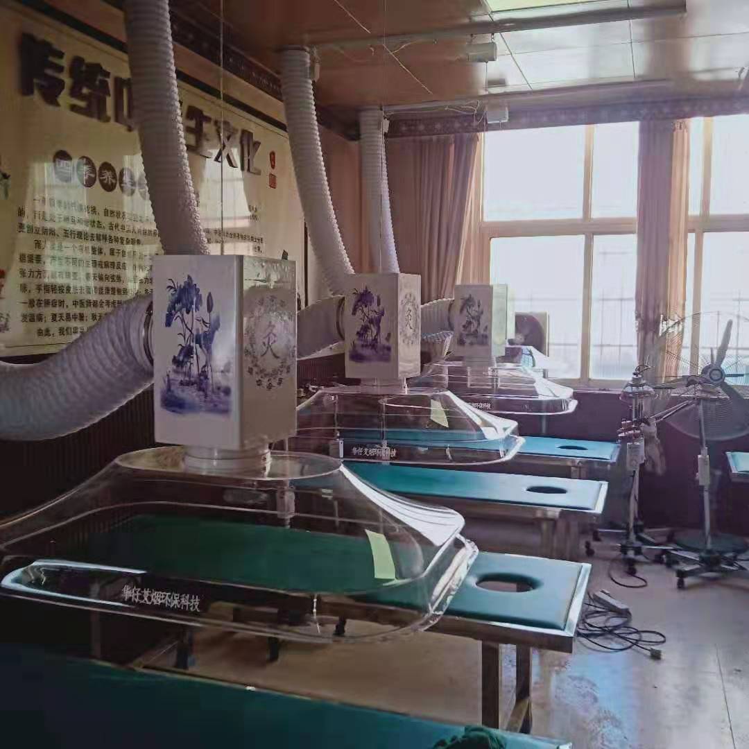 （华仔）上海艾灸排烟系统安装完工