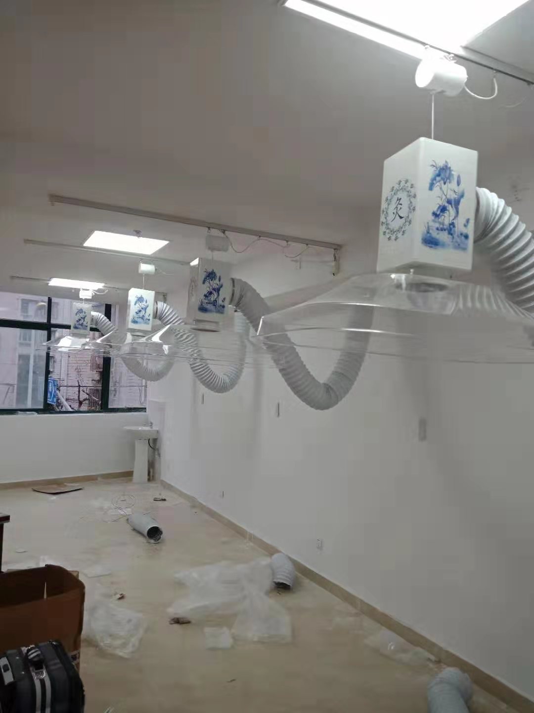 上海医院（华仔）专业艾灸排烟系统安装