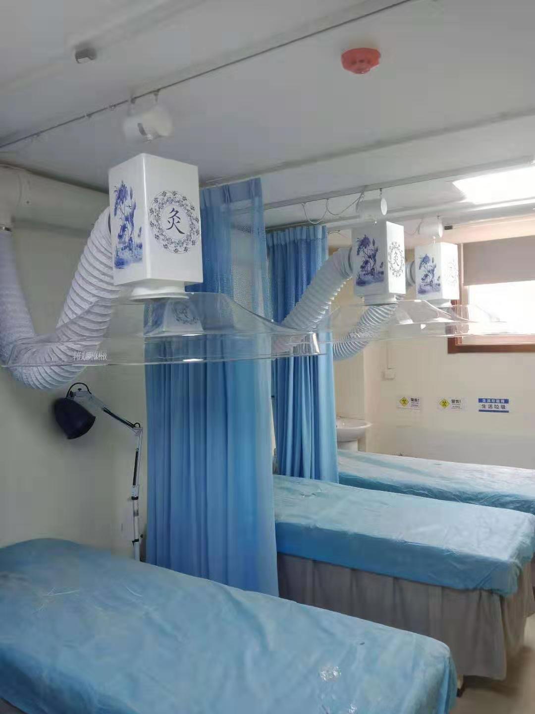 上海中医诊所（华仔）专业艾灸排烟系统安装完工