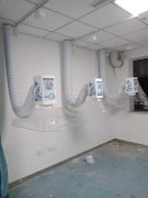 合肥医院（华仔）专业艾灸排烟系统安装完工