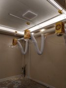 金华艾灸排烟系统安装案例之-义乌（华仔）艾灸排烟系统安装完工